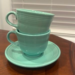 Set of Fiesta cups/saucer